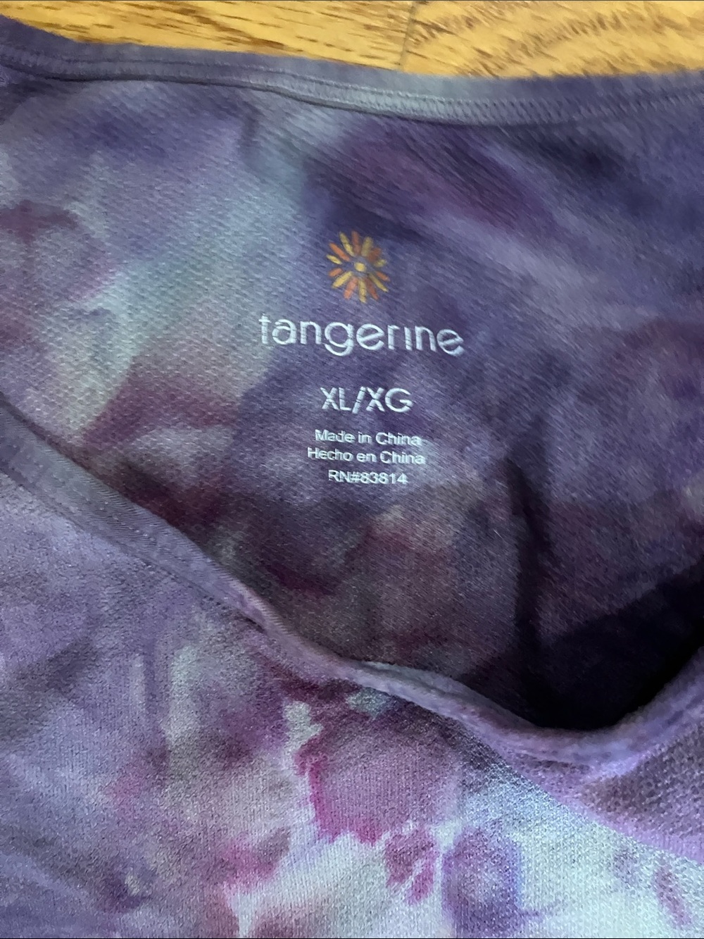 JoyLab Purple Athletic Shorts Lavendar Bra Top L and Tangerine Seamless Tank XL - Picture 7 of 11